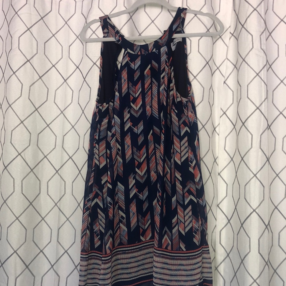 Multi colored dress.